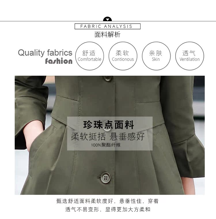 Trench pour femme en Polyester en Polyester - Ref 3226817 Image 31