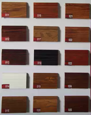 Shijia imported solid wood antique skirting board 8cm white open paint paste foot skirting line wooden floor floor tile wall sticker