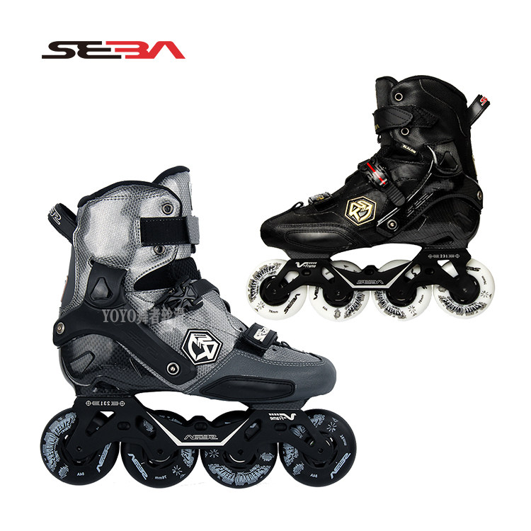 SEBA silver KSJ fancy professional inline skates adult bullet KSJ2 roller skates