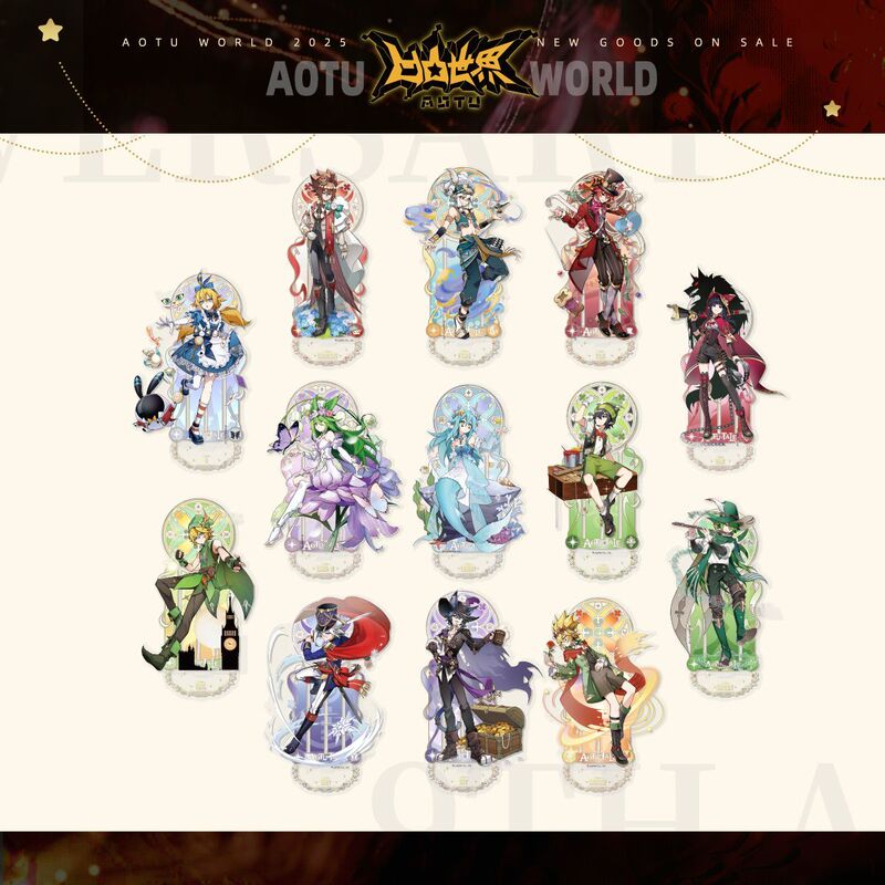 9Th Anniversary Limited Edition Seven Creation Society Concave-Convex World Official Licensed Peripheral Fairy Tale Series Life-Size Character Standee Figurine
