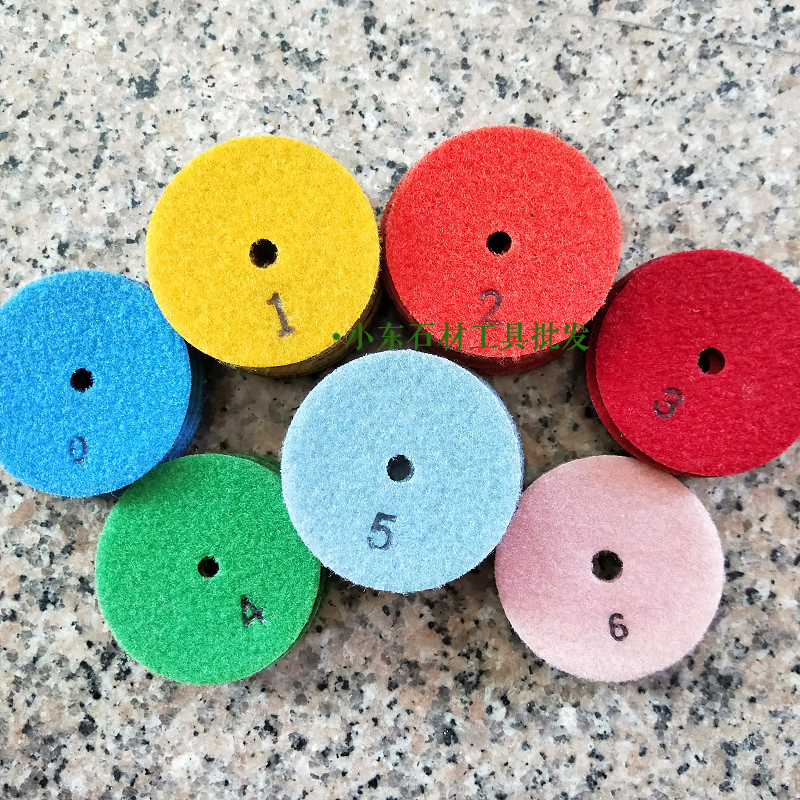 Honeycomb dry polishing pads extremely sharp 8 cm polishing pads 012345 angle grinder dry polishing pads 20 pieces