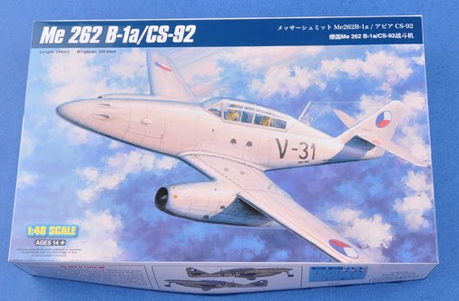 HobbyBoss Trumpeter Model 1 48 German ME262B-1A CS-92 Fighter 80380