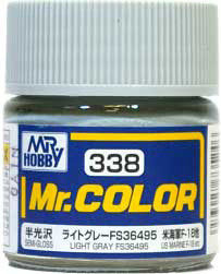 Currant County Scounty's model Upper color oily lacquered half gloss FS36495 light grey C338