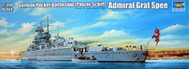 Trumpeter Model 1 350 German Admiral Grafspe battleship 05316