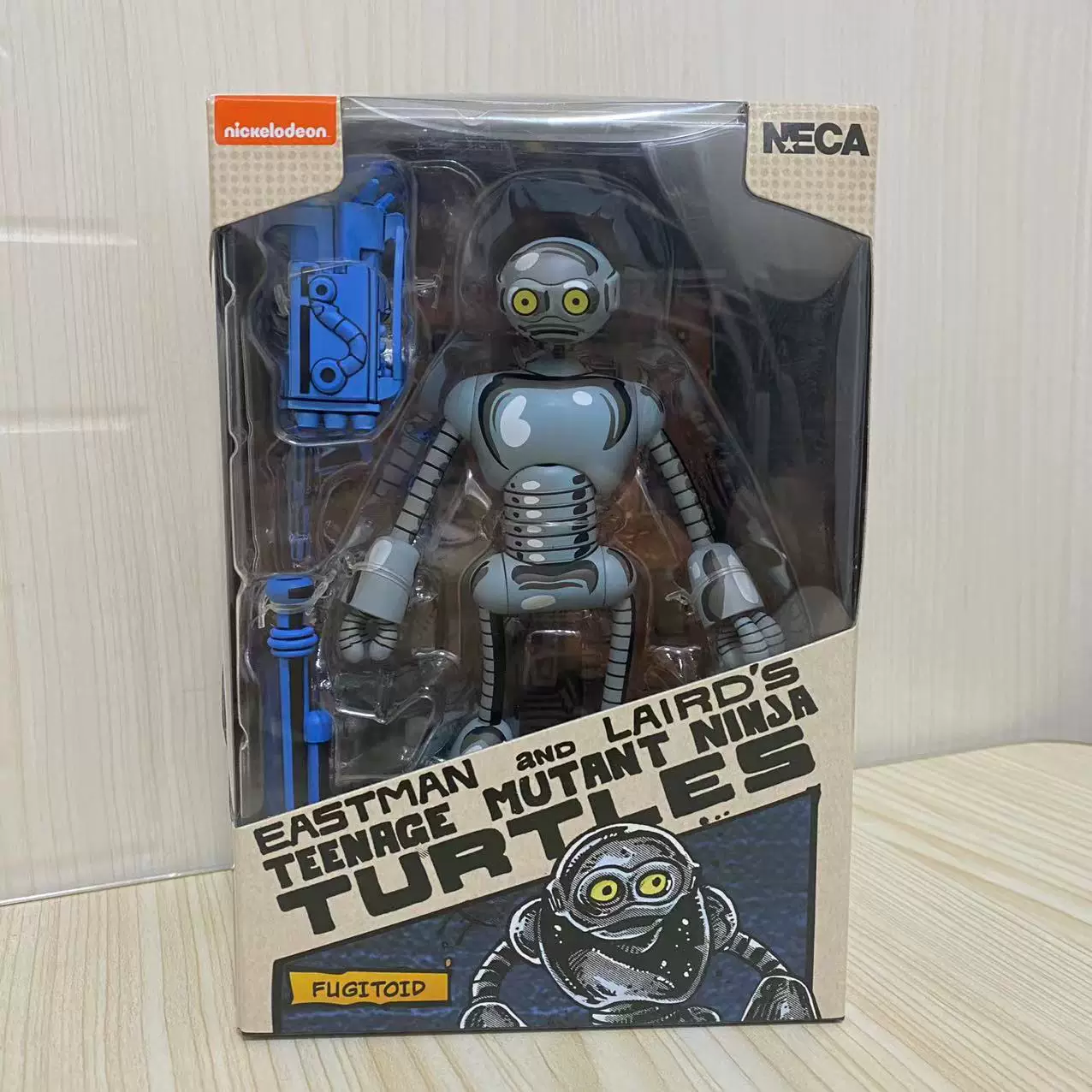 Подлинный NECA54242 Ниндзя Год Тортл Основал Род Робот Анимационная Версия 7-дюймовая Мандариновая Модель