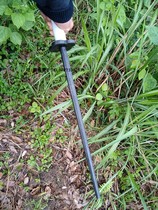 Manual ten-hand one-piece forging ten-hand iron fork martial arts Japanese ten-hand iron ruler karate short fork martial arts knife killer