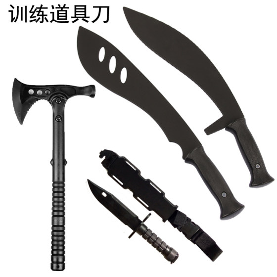 Simulation M9 props blade plastic rubber knife film and television martial arts training knife ax Nepal