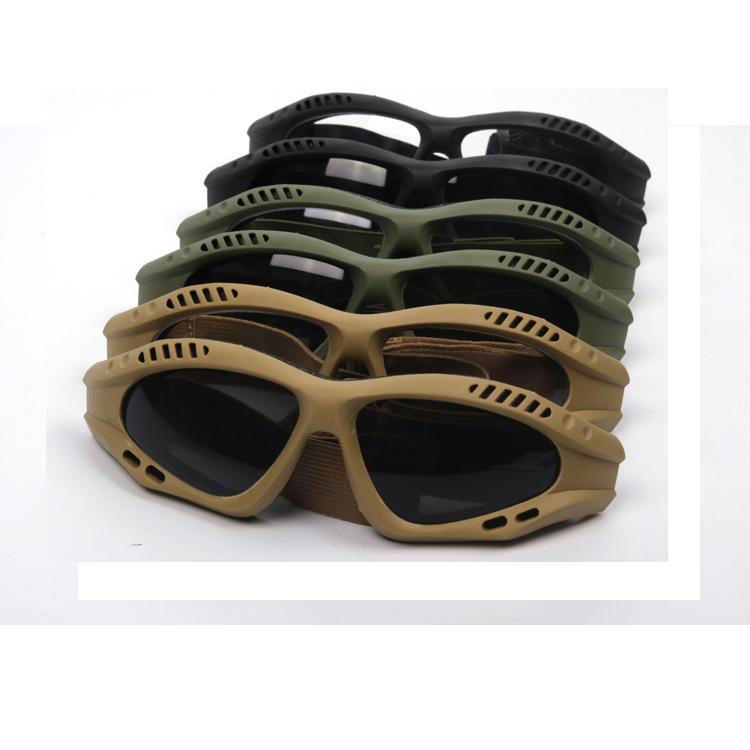 Goggles Comfortable Glasses Real Outdoor Field Goggles Lenses Outdoor Glasses Absorbent Bullet Soft Bullet Glasses