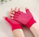 Găng tay yoga cotton nguyên chất bị rò rỉ một nửa ngón tay nữ thể thao chuyên nghiệp
