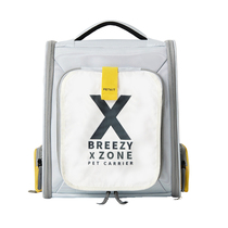 Little PexZONE Pets Out of Backpack Cat Bag Out Portable Space Cabin Foldable Double Shoulder Dog Kitty Bag