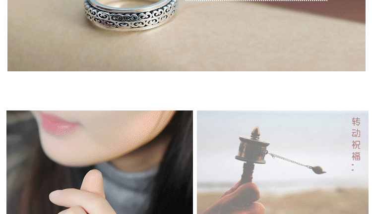 Bague mixte en Argenterie - Ref 3086934 Image 21