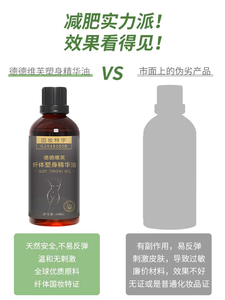 Weight Loss Essential Oil, Fat-Burning Cream, Oil-Removing Slimming Cream, Lazy Massage, Firming, Slimming Legs and Belly, Beauty Salon Special