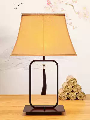 New Chinese desk lamp LED bedroom bed headlamp Chinese Zen retro study living room warm light table lamp T258