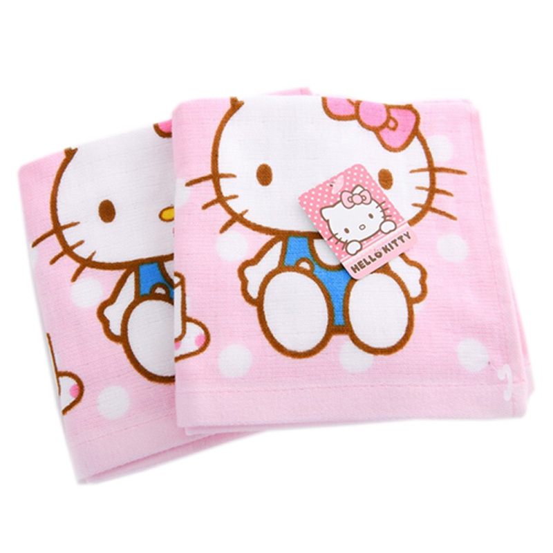 100% Pure Cotton Cartoon Towel for Girls, Students, and Adults, Soft and Absorbent, Cute Face Towel for Washing Face and Bathing