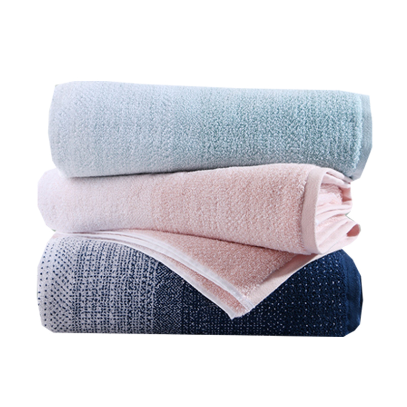 Loftex/Matte Imported Egyptian Cotton Bath Towel, Soft, Absorbent, High-End Household Gradient Color Bath Towel, Class A, Single Pack