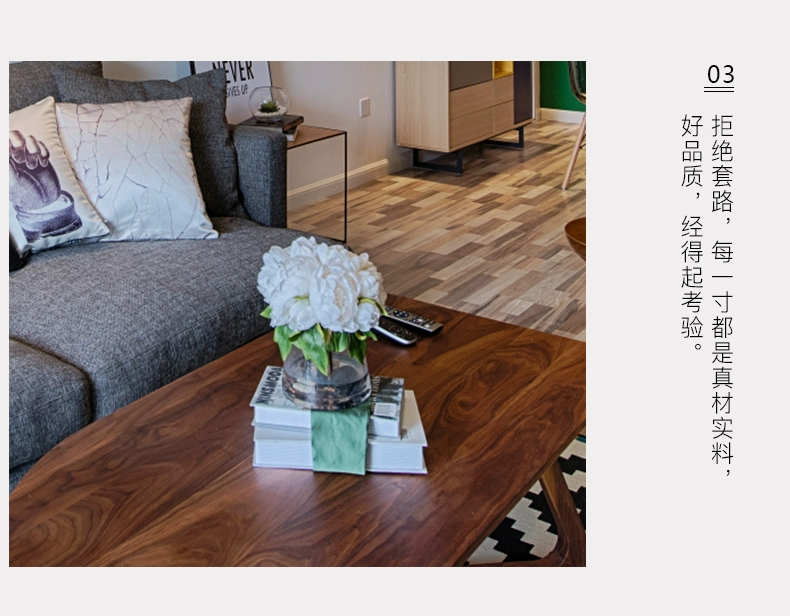 Xiangshe Bàn gỗ rắn Bắc Âu hiện đại tối giản nội thất phòng khách căn hộ nhỏ bàn cà phê đăng nhập bàn trà nhỏ - Đồ nội thất thiết kế