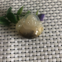 Natural A goods Yellow Dragon Jade boutique pendants aquatic flower Buddha crystal clear female jewelry Jade Pei birthday gift