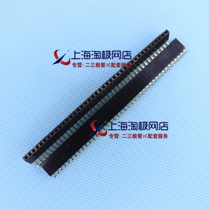 Socket connector single row bending needle seat 1*40P bending needle base ~