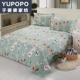 Bông vải thô cũ đơn mảnh vải cotton dày nam nữ thảm đỏ học sinh tấm 1,5 m 1,8m