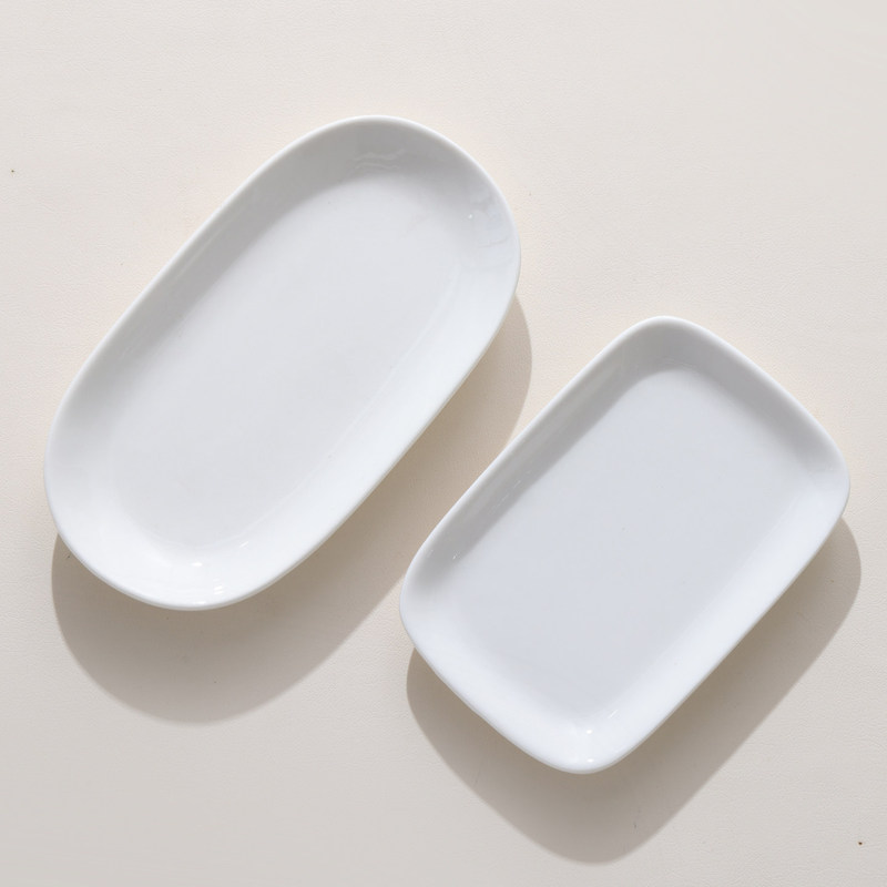 Pure White Commercial Ceramic Towel Dish, Soap Dish, Oval Rectangular Towel Holder, Household Wet Wipe Tray, Towel Tray Pure White Commercial Ceramic Towel Dish, Soap Dish, Oval Rectangular Towel Holder, Household Wet Wipe Tray, Towel Tray