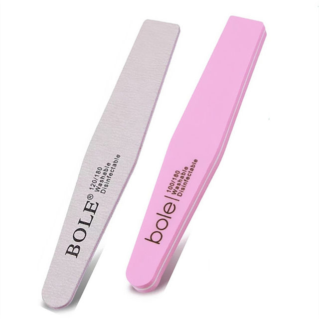 Bole manicure tool diamond skeleton sponge strip