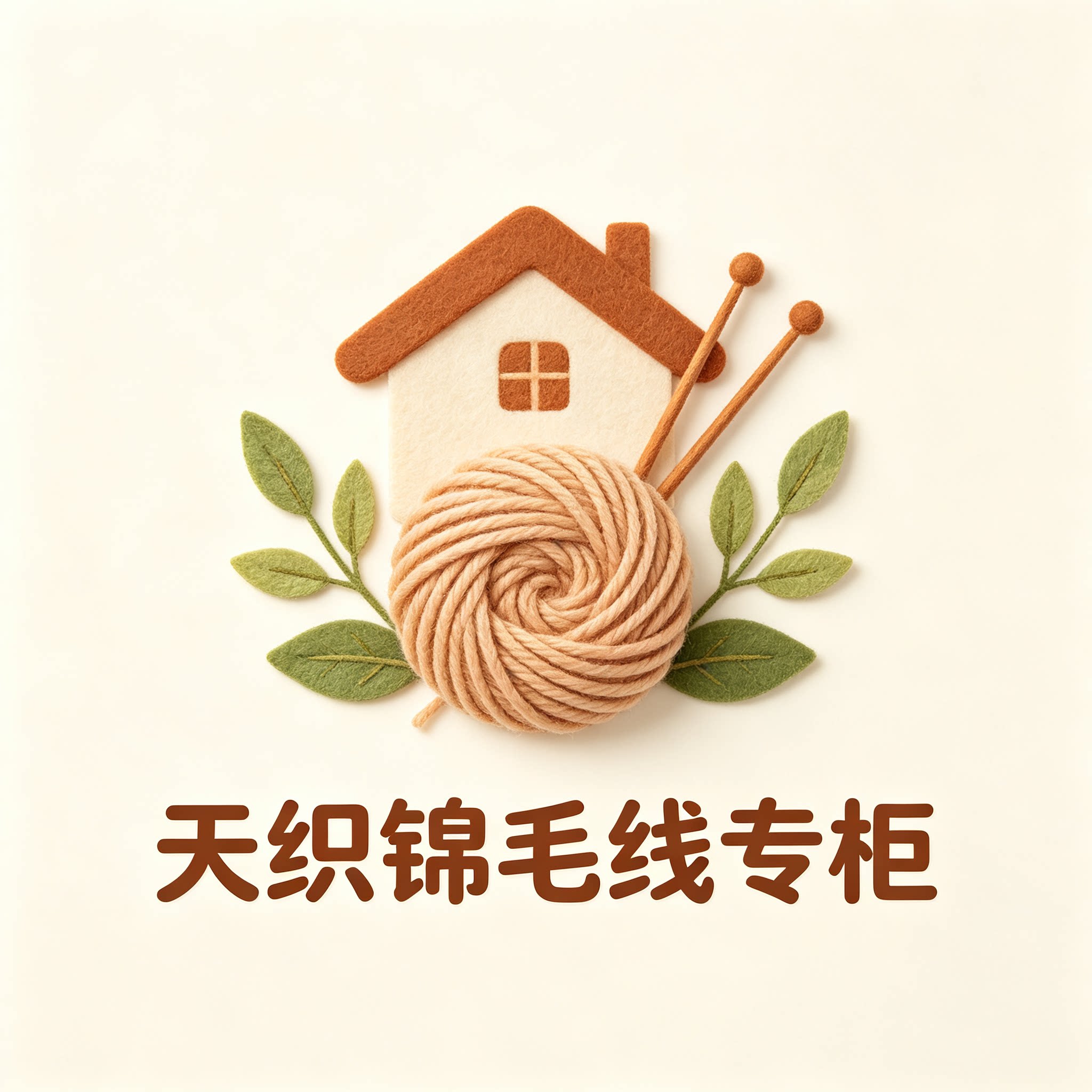 天织锦毛线专柜的LOGO