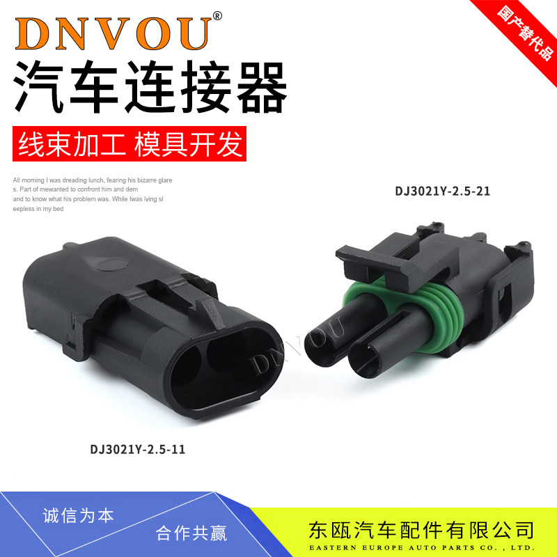 DJ3021Y-2 5-11 21 Delphi Battery Valve Plug 12089040 Plug Terminal 12089188