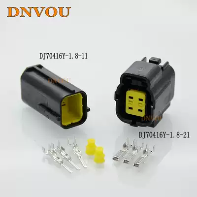 DJ70416Y-1 8-21 car waterproof connector car oxygen sensor plug 4-wire male and female docking plug