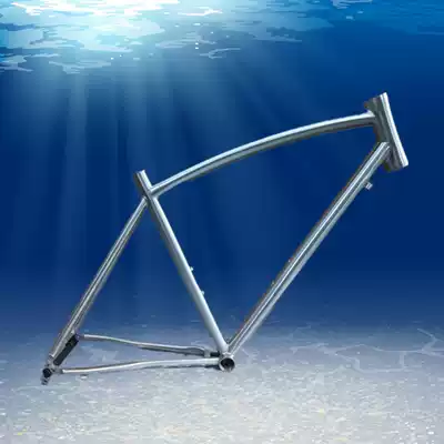 Titanium alloy frame new road bending beam titanium alloy climbing bicycle rack