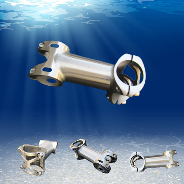 Titanium alloy vertical mountain bike one-piece vertical Titanium alloy road bike 25 4-piece vertical Titanium alloy 31 8-piece vertical