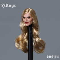 Take the order Ziltoys 1 6 female soldier head sculpture Z005 European and American female star head sculpture Margot Robbie