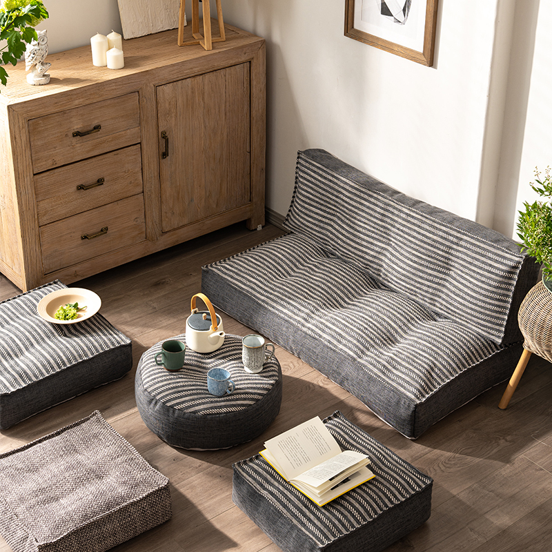 Japanese-Style Tatami Mat Cushion Balcony Sofa Lazy Lounge Futon Seat Cushion Bedroom Floor Cushion Soft Seat Pad Japanese-Style Tatami Mat Cushion Balcony Sofa Lazy Lounge Futon Seat Cushion Bedroom Floor Cushion Soft Seat Pad