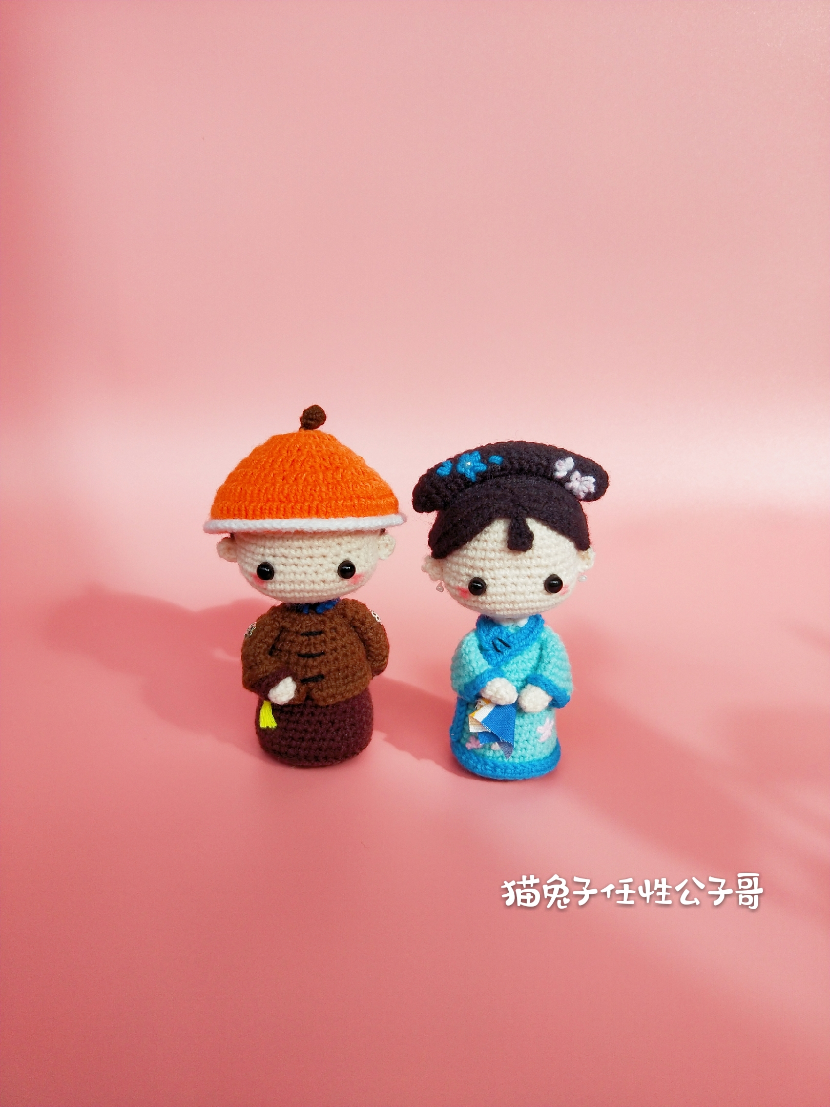 (Original year-old Candida with electronic Tuande wool line doll pendant