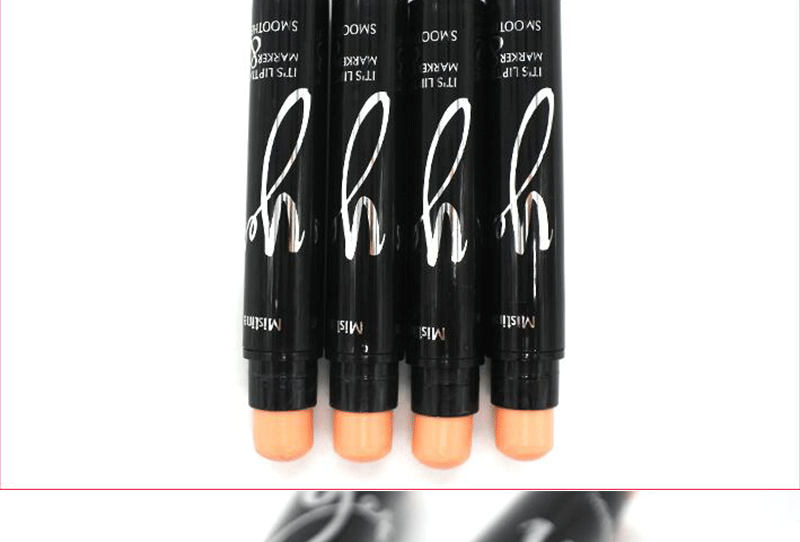 Bi-a chị Thái Lan xác thực có sương mù Variety Marker Đôi đầu nhuộm môi bút không dính không tẩy - Bút chì môi / môi lót hộp son bút chì 3ce	