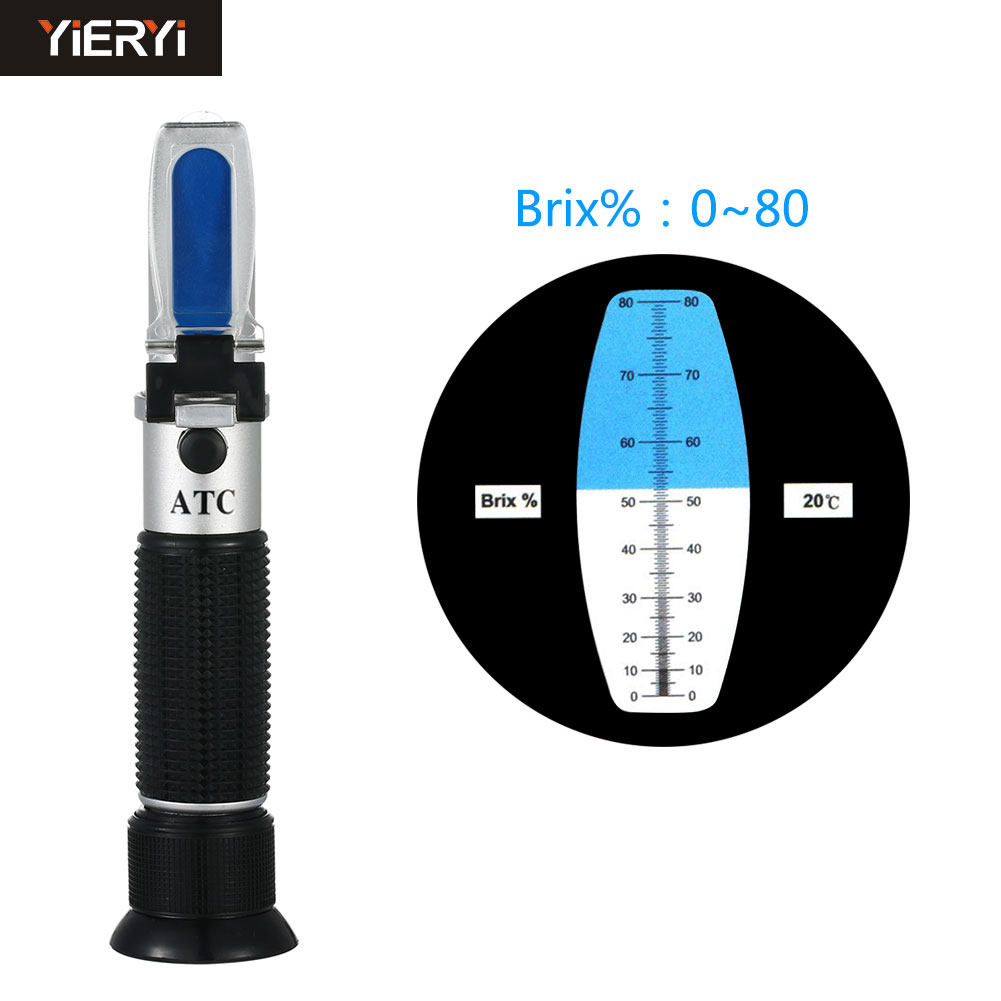 Handheld fruit brix 0-80% Brix meter Brix meter Portable brix meter Sugar tester Refractometer