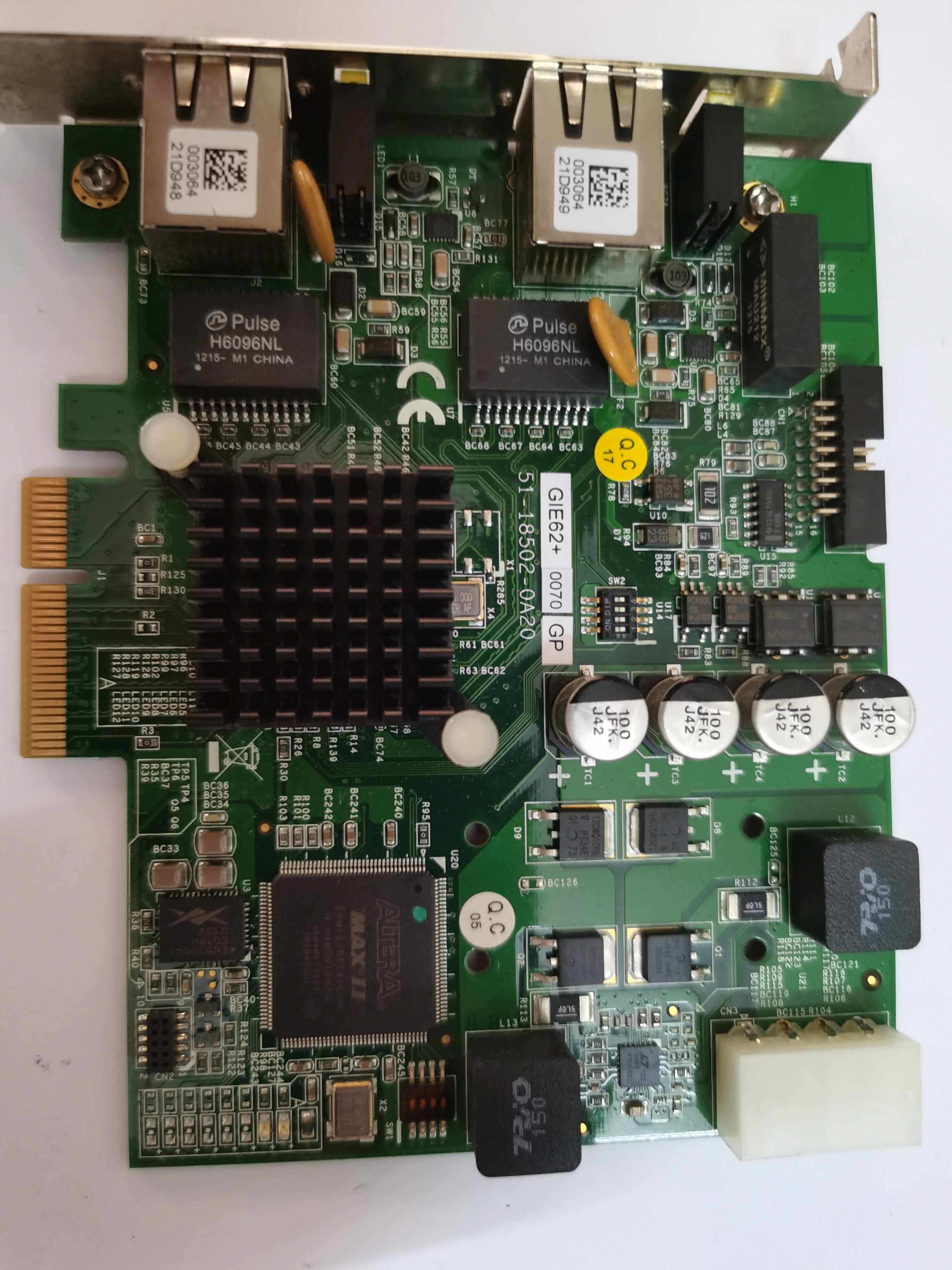 Ling PCIe-GIE62 PCIe-GIE62 51-18502-0A20 GIE62 GIE62 collection card demolition machine card 9 to be new