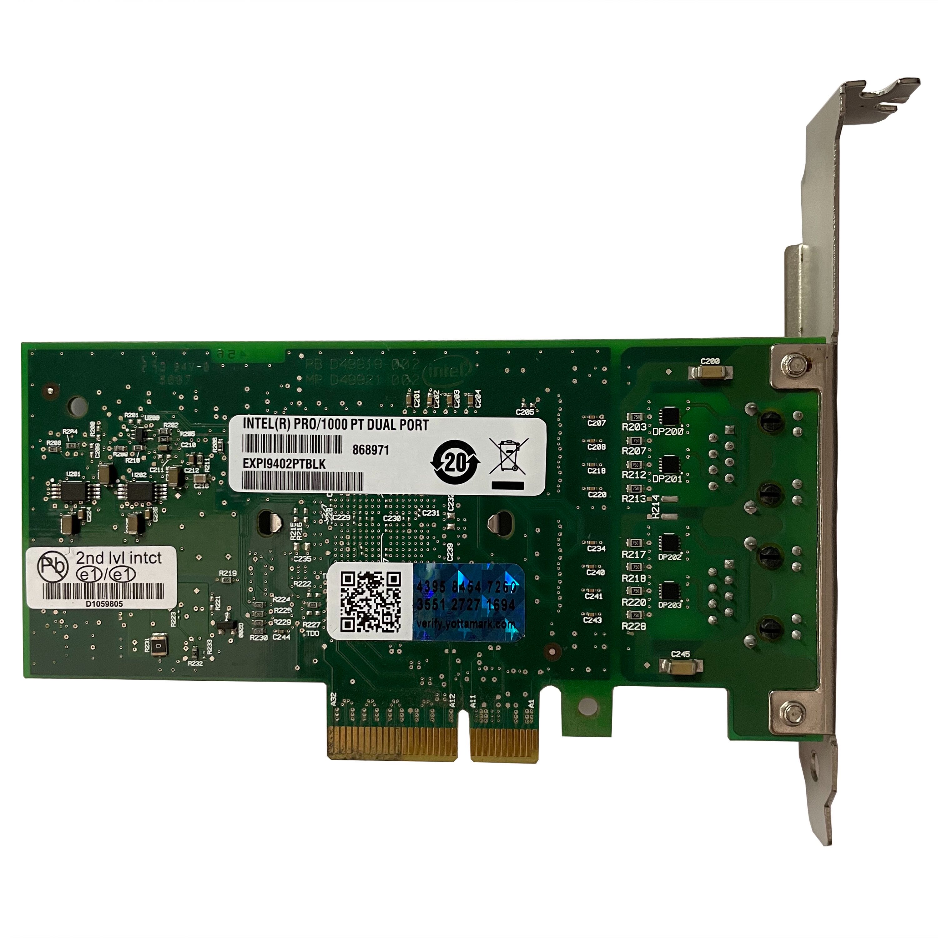 Intel INTEL1000 EXPI9402PTBLK dual network port card into color new spot-Taobao