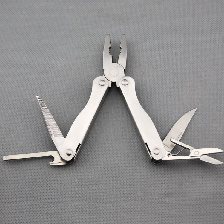 Multi-purpose combination tool small mini tool pliers tweezers screwdriver pocket knife scissors