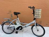 Japanese second-hand bicycle 20 inch 14 inch Panasonic inner eight-speed folding electric moped shock absorber seat tube