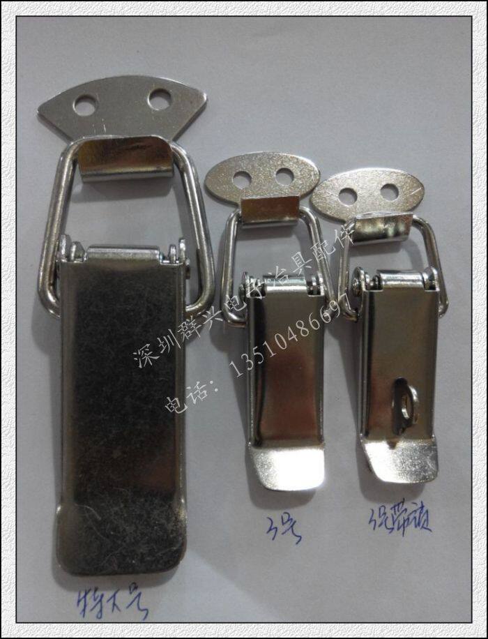 Test frame luggage buckle 3 4 5 6 Number of lock large small and medium iron stainless buckle J107 lock catch