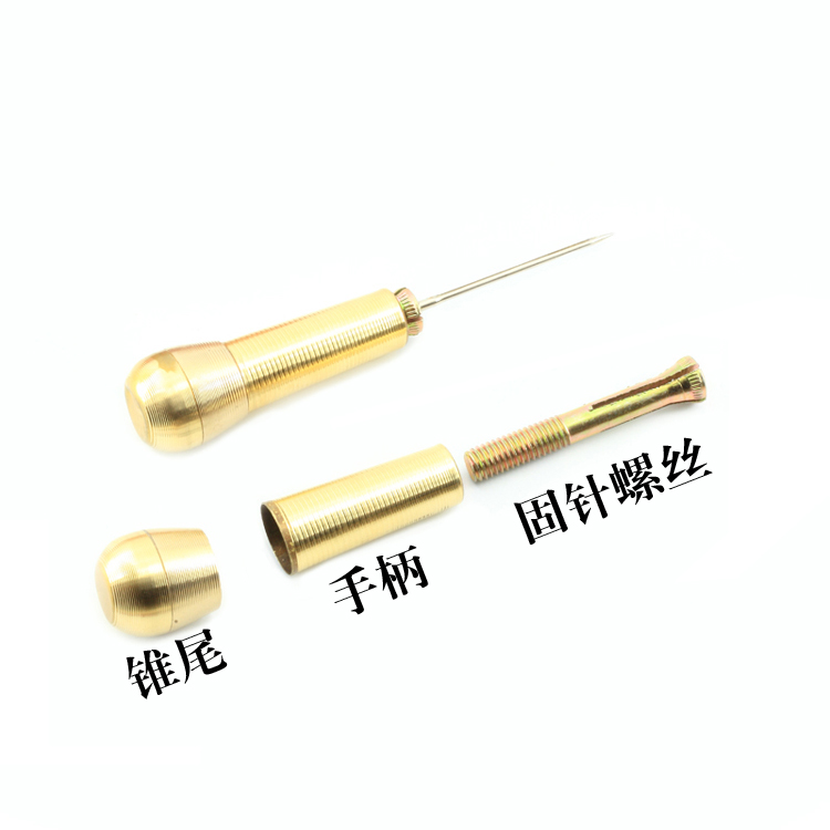 công cụ sửa chữa Cobbler giày dùi một ngàn thông qua một dòng đồng cobbling giày da công cụ sửa chữa duy nhất Na Xiedi - Công cụ & vật liệu may DIY khung thêu tròn