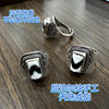 Nepalese handmade sterling silver dzi beads ring for men and women retro
