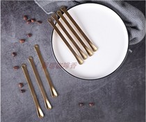 304 creative stainless steel Nordic wind bar brushed long handle coffee mixing spoon long ice spoon mixing long handle spoon