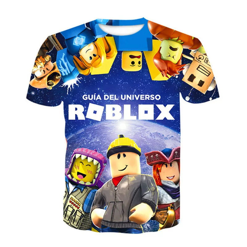 [Игра Robloxing футболка для детей, новый милый 2021, смешная летняя]