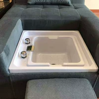 Ширина 90 с бассейном горячей и холодной воды