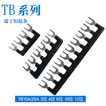 Line terminals Short contact strip Connection sheet Connection strip 10 terminals row TB15A connection Short contact strip sheet