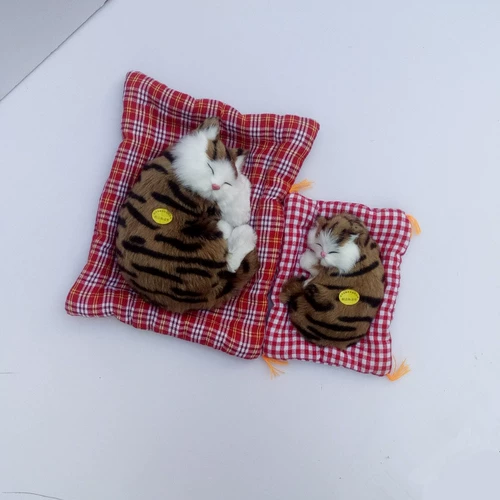 Реалистичная милая плюшевая фигурка, игрушка, кукла для друга, кот, подарок для девушки