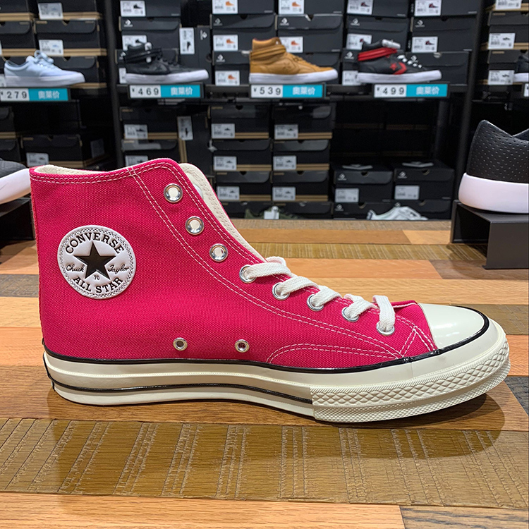 CONVERSE Giày nam Converse Giày nữ 1970s Giày cao gót màu đỏ tiêu chuẩn Samsung 161442C giày tập gym nữ