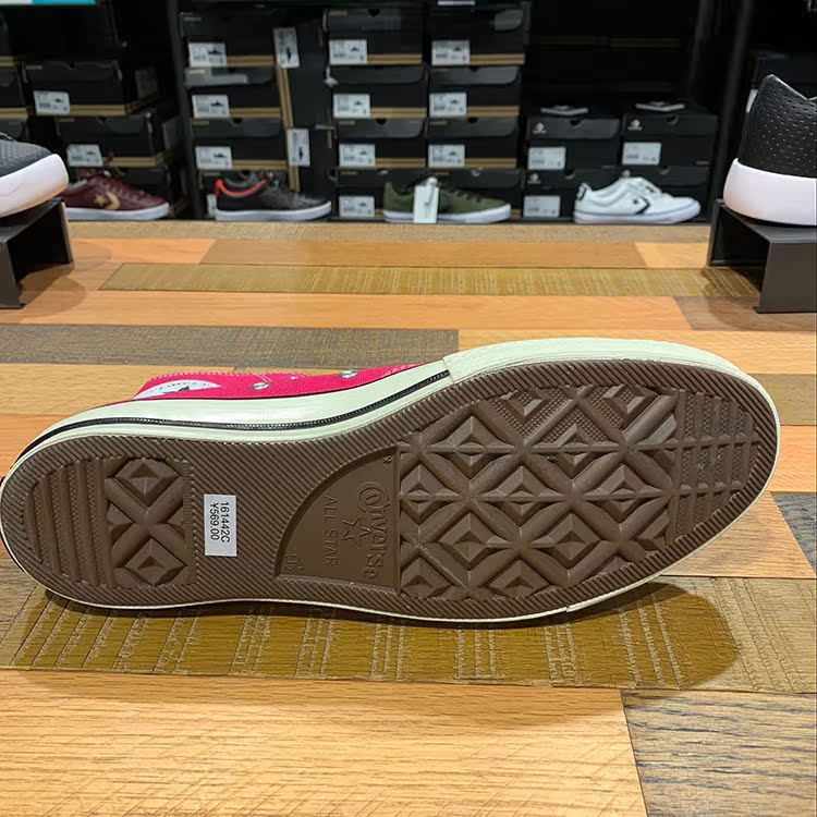 CONVERSE Giày nam Converse Giày nữ 1970s Giày cao gót màu đỏ tiêu chuẩn Samsung 161442C giày tập gym nữ
