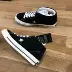 CONVEESE tiêu chuẩn mới tiêu chuẩn Converse đen Zhongbang chống lông ONE STAR giày thông thường 157701C giày thể thao nữ  Dép / giày thường